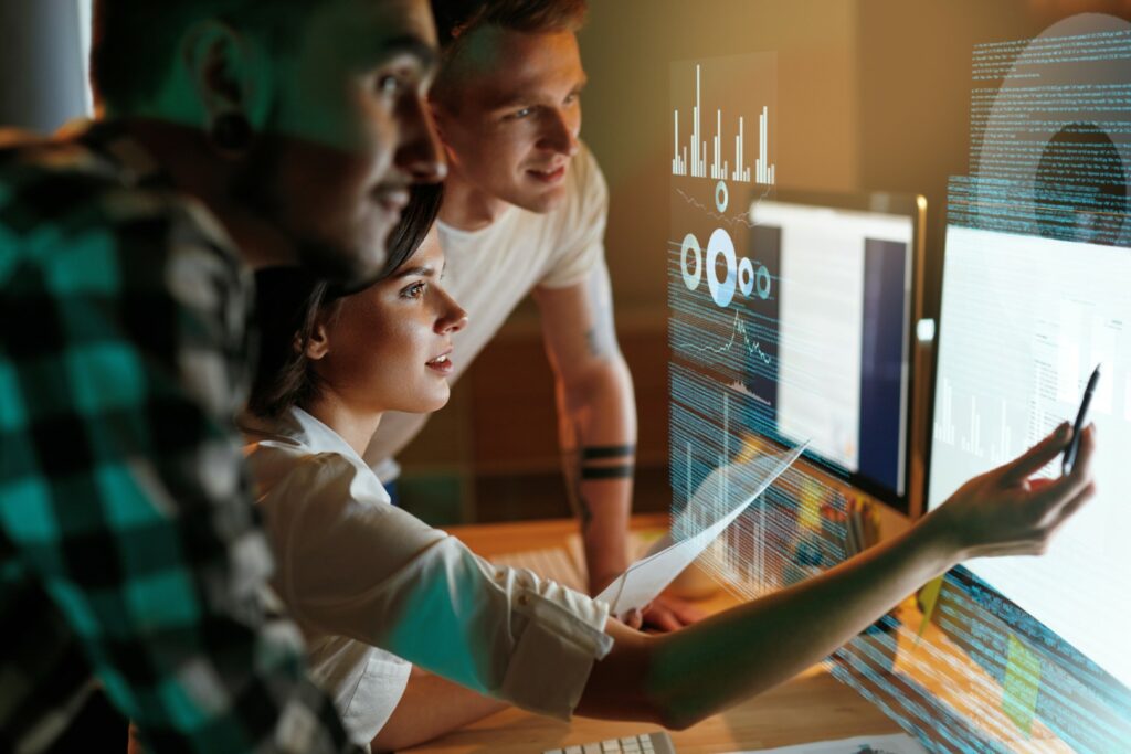 IT team identifies weak areas in cyber security network. 