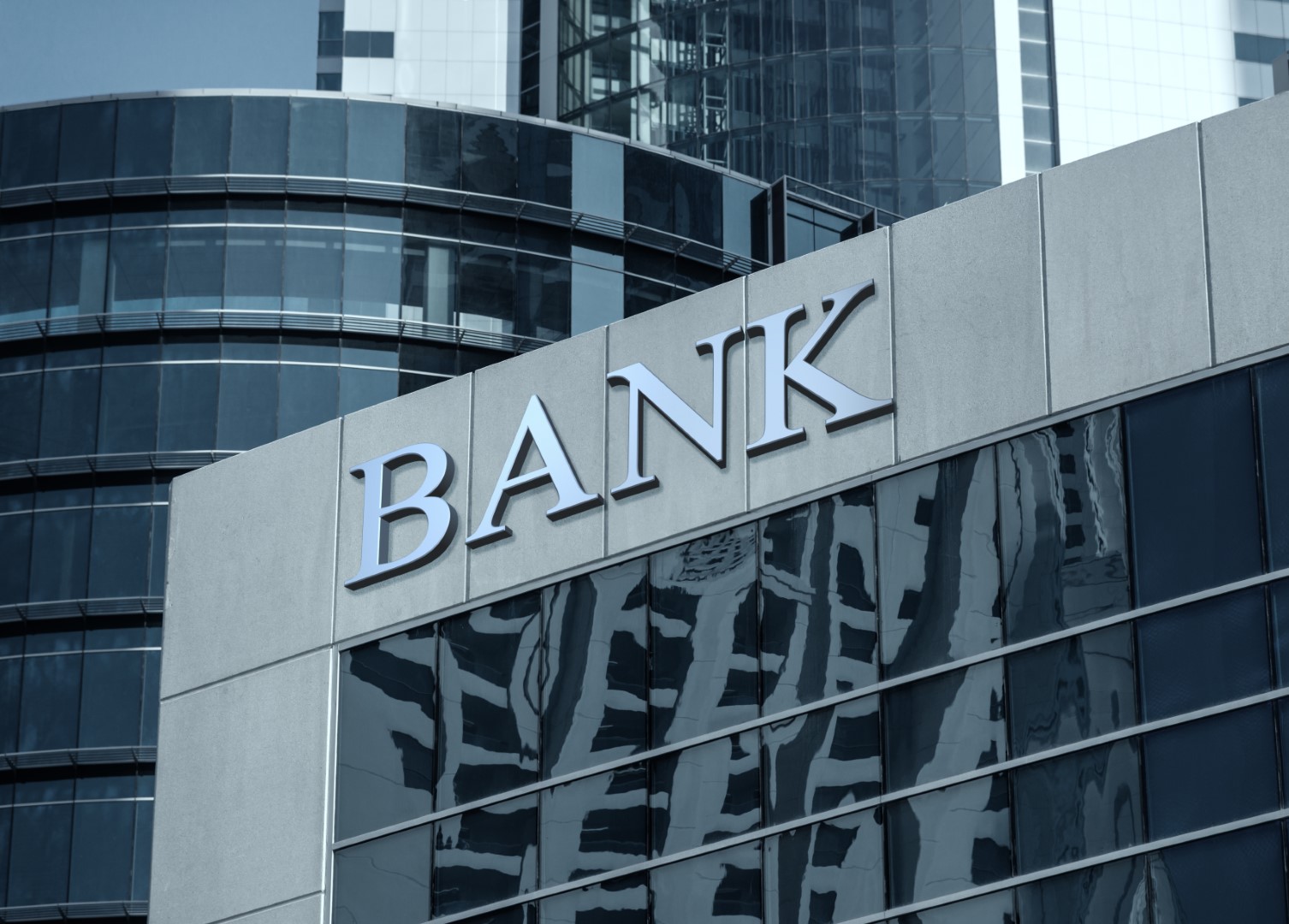 Image of bank building. Banks’ Crime coverage may not include recourse for recovering stolen operational funds.